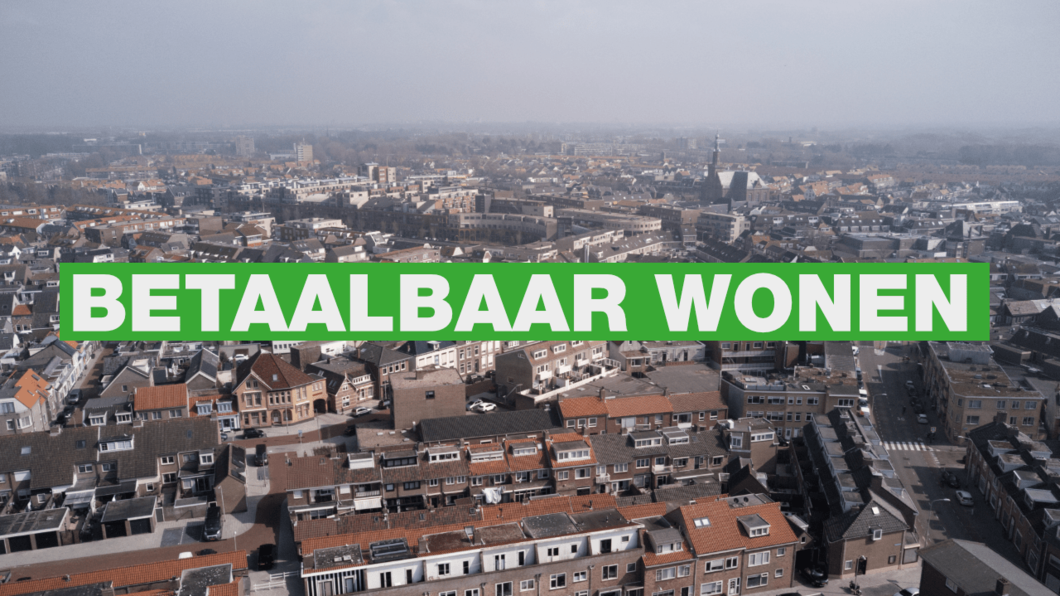 Luchtfoto van woonwijk