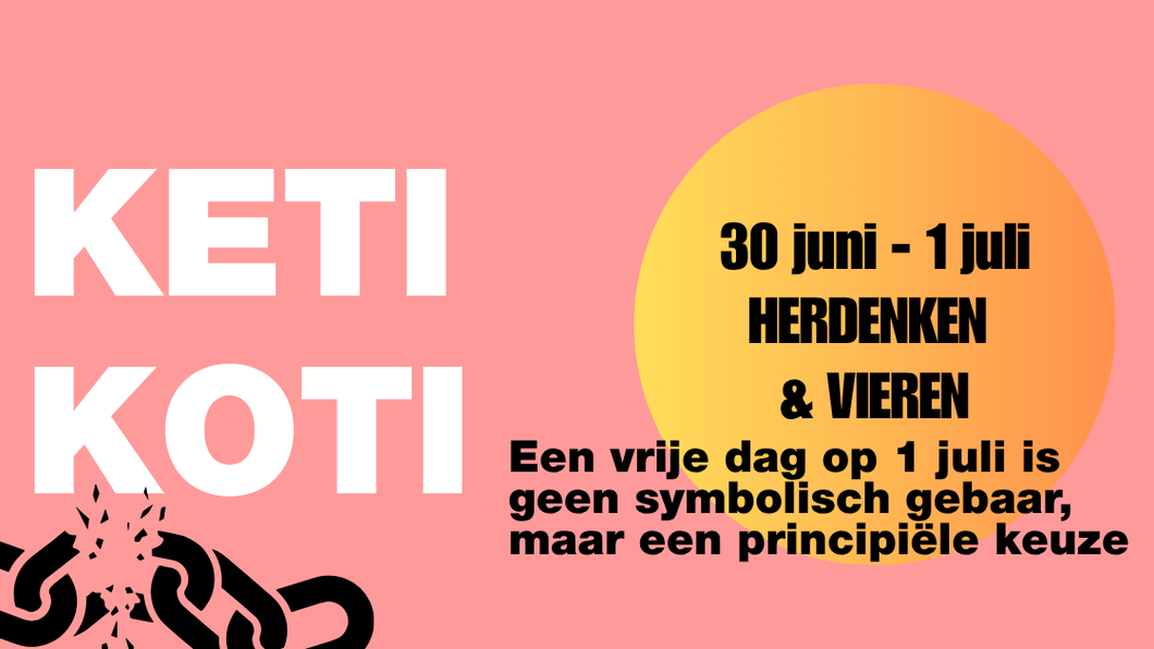 Roze achtergrond met zwarte en witte letters