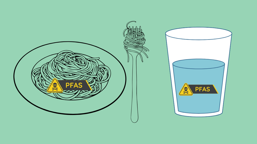 illustraties op groene achtergrond
