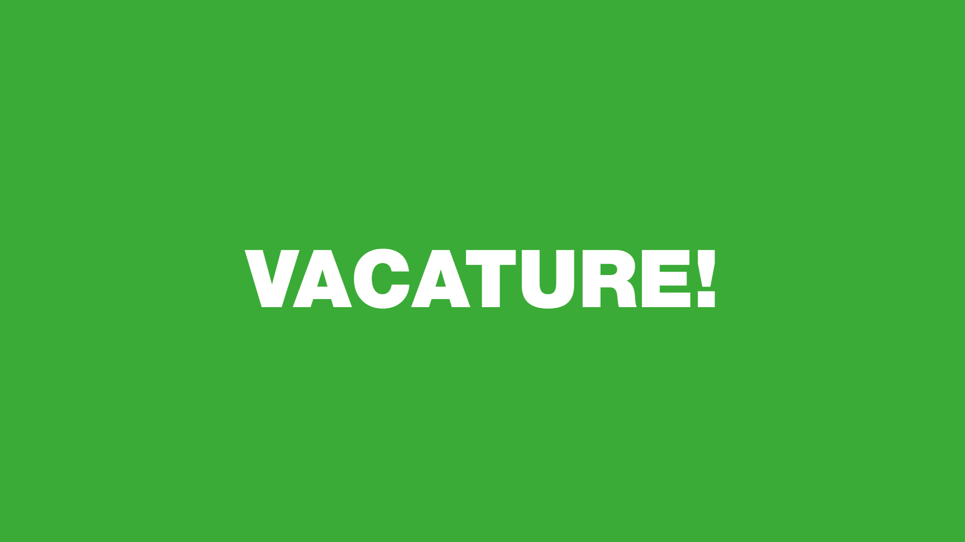 Vacature