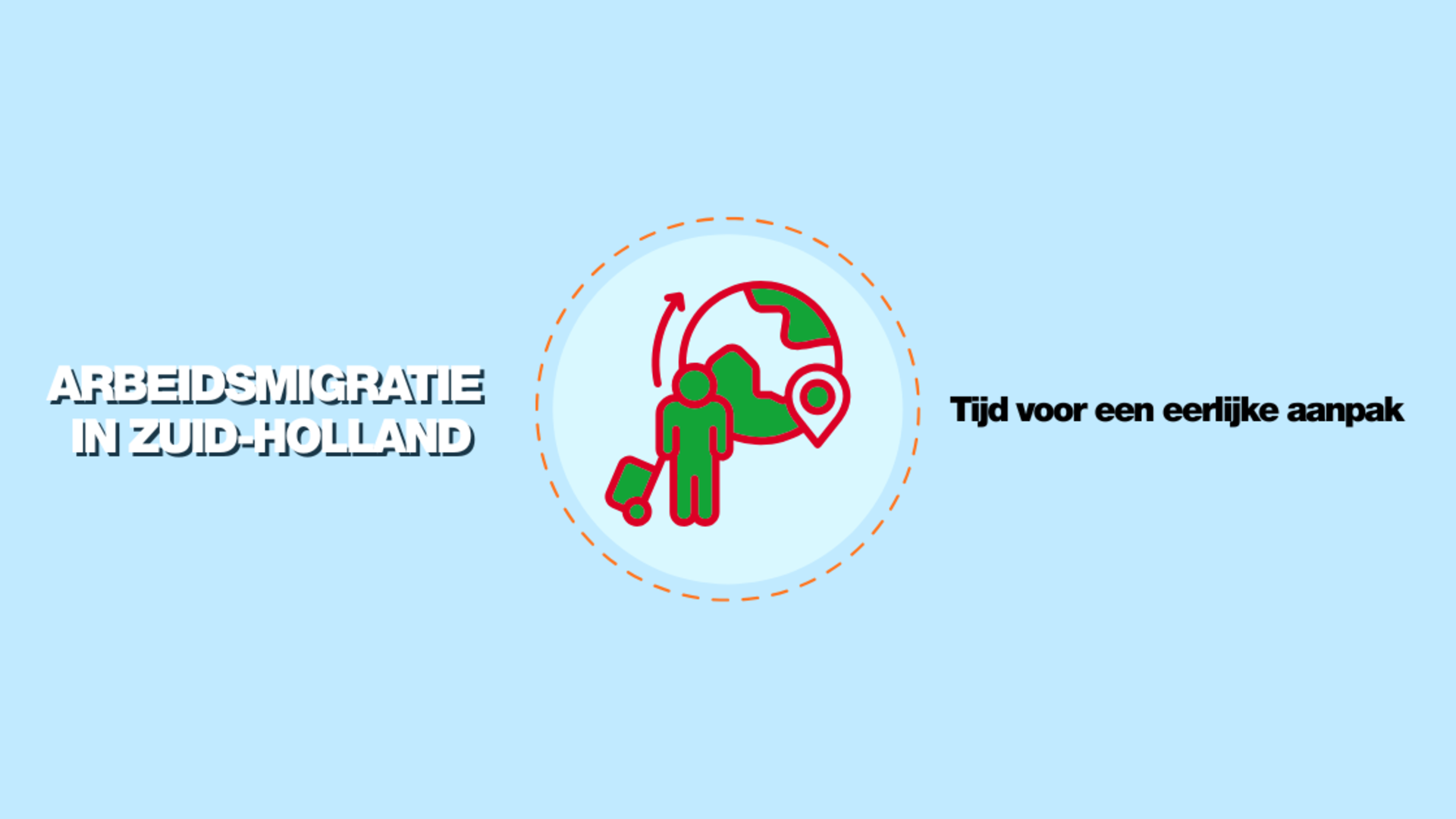 Blauwe achtergrond met illustratie wereldbol